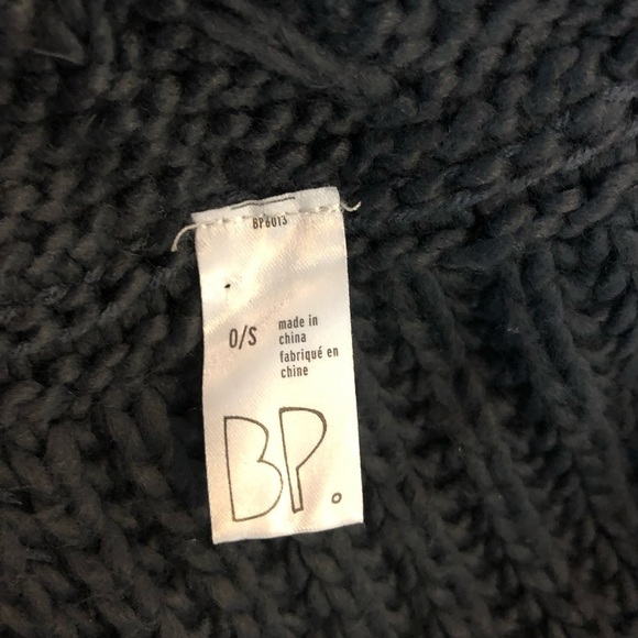 𝅺bp Cable Knit Wrap Charcoal Grey - Picture 5 of 5